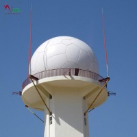 11米气象站玻璃钢避雷针 空管雷达站避雷针 透波玻璃钢避雷针
